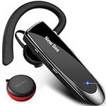 New bee Handsfree Bluetooth Headset, Wireless Bluetooth Headset with Microphone 60 Days Standby Headphones with Microphone for iPhone, Samsung, HTC, LG, Sony, PC (Black)