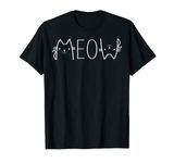 Meow Kitty Cat Funny For Cat Lover Cat Dad Cat Mom Men Women T-Shirt