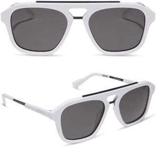 DIFF | Star Wars Stormtrooper 3.0 Navigator Sunglasses for Men and Women | UV400 Polarized Protection | White + Grey