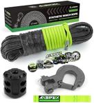 AXSIPEIX Synthetic Winch Rope Kit, 