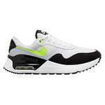 Nike Men's Sneaker, White Black Volt Pure Platinum, 10