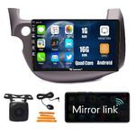 Android 10 Autoradio Car Navigation Stereo Multimedia Player GPS Radio 2.5D Touch Screen forHonda Fit 2007-2014