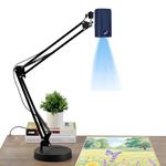 Art Projector for Tracing Drawing Painting, Smart Art Projector for Artists, iOS/Android Support, WiFi and USB Connectivity, Wireless Projection for Desktop Wall, for Tracing,Art Projects (Blue)