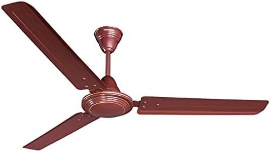 Crompton SUREBREEZE HILLBRIZ 1200 mm Ceiling Fan for Home | BEE Star Rated Energy Efficient Fan | Superior Air Delivery | HighSpeed | 2 Years Warranty | (Brown), Pack of 1