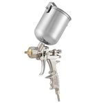 Painter Spray Gun (LABEL) Popular PR-01 Paint Spray Gun, Silver, Nozzle 2.5mm, for Favicol & Solvent Materials, Gravity Feed