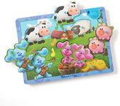 M&D Blue's Clues & You - Wooden Sound Puzzle - Farm