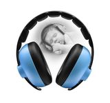 Noise-Canceling Earmuffs for Kids – Adjustable, Comfortable Hearing Protection for Babies, Toddlers [0 to 3 years] – Noise cancellation headphones for kids – Ideal for Loud Events, Travel (Blue)