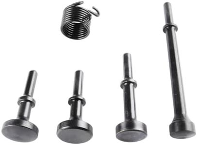 5 Pcs Air Hammer Bits Set, 0.401 Shank Smoothing Pneumatic Air Hammer Pneumatic Chisel Bits Tools Kit, Extended Length Hammer Tool With Spring.