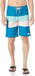 Quiksilver Men's Everyday Board Short Swim Trunk Bathing Suit, Seaport Amazon 21 Stripe, 40