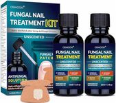 Advanced Toenail Fungus Treatment – Helps Reduce Thick, Yellow Nails & Maintain Healthier Toenails Over Time, Toe Nail Fungus Treatment Extra Strength (30ml, Unsented, 2pcs-Kit)