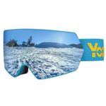 YOZISS Kids Ski Goggles,Snowboard Goggles with UV400 protection,OTG Ski Glasses Anti Fog REVO coated Ski Glasses Suitable for Snowboarding,Snowmobiles