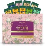 Limited Edition - Gifts for Mom | Assorted Tea Gift Set - 9 Tea Variety Pack | Long Leaf Pyramid Tea Bags | Mom Gift from Daughter & Son|