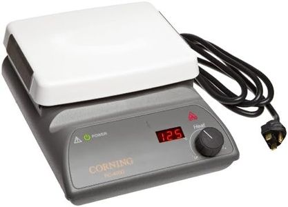 Corning 6795-400D PC-400D Hot Plate, Digital Display, 5" x 7" Pyroceram Top, 7.75 x 4.25 x 11" (L x W x H), 5 to 550 Degrees C, 120V/60Hz