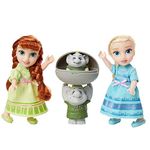 Disney Frozen 2 Petite Anna & Elsa Dolls with Surprise Trolls Gift Set, Each Doll Is Approximately 6 inches Tall - Includes 2 Troll Friends! Perfect for any Frozen Fan!