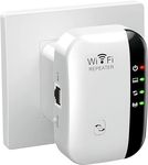 2024 Newest WiFi Extender, WiFi Booster, WiFi Repeater, Covers Up to 3000 Sq.ft and 45 Devices, Internet Booster - with Ethernet Port, Quick Setup, Home Wireless Signal Booster, UK plug (White)