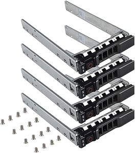 Hard Drive Caddy 2.5" SSD HDD Caddy G176J 0G176J Hard Drive Bracket SAS SATA Caddy Compatible for Dell PowerEdge R720 R630 R730 R830 R930 T430 T440 T640 R720XD, 4 PACK