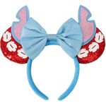 HXPLN Mouse Ears Headband, Stitch Ears Glitter Headband for Adult Women Girls Parks Ears for Trips Party Cosplay Costume Accessories