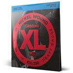 D'Addario EXL230 Electric Bass Guitar Strings, Nickel Wound Heavy, XL, 55-110