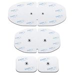 Beurer EM70 Electrode Replacement Set, Suitable for The Beurer EM70 Wireless Digital TENS & EMS Device, Includes 2 Large 190x95 mm, 2 Medium 110x75 mm, 4 Small 50x50 mm