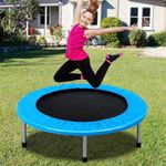 Toning Imported Trampoline Jumping Trainer For Kids And Adult, Re-Bounder Trampoline With Metal Springs And Padding For Indoor And Outdoor (40 Inch)