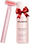 Solawave 4-in-1 Radiant Renewal Facial Wand & Skin Therapy Serum Bundle | Red Light Therapy for Face and Neck | Galvanic Skincare Wand & Massager | Anti-Aging Wrinkle Reduction | Solawave Original