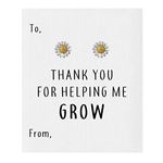 Philip Jones Thank You for Helping Me Grow Daisy Earrings