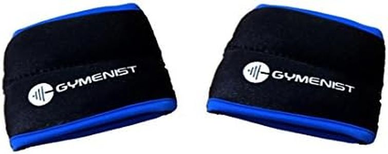 Gymenist Wrist Weights Running Stylish Bracelet Pair Of Weights Set of 2 Jogging Cardio Weight To Strengthen The Hands Forearm (2 Lb (Black - Blue))