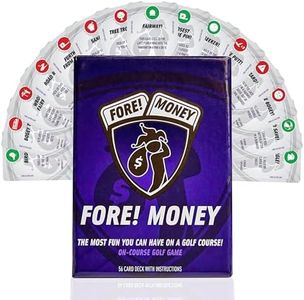Fore! Money On-Course Golf Game | Integrate Wagering Into Your Next Round in a Fun Way | 56 Cards Makes Every Hole a Different Game