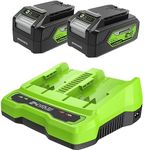 Greenworks 24V Batteries & Dual Slo