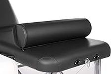 Skin-Touch® Luxurious PU Upholstery Premium Quality Massage Table Bolster Support Cushions - Carry Handle + Selection of Colours/Sizes-Wedge, Knee, Neck, Shoulder, Full/Half Round (Full Round, Black)