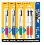 BAZIC Silver Top 4-Color Pen with C