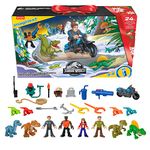 Fisher-Price Imaginext Jurassic World Advent Calendar, Christmas Gift of 25 Dinosaur Toys & Figures for Preschool Kids Ages 3+ Years