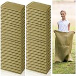 Wesnoy 48 Pcs Large Burlap Potato S