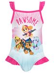 PAW PATROL Girls' Swimsuit Skye, Rubble, Chase, Everest One Piece Bathing Suit for Kids Multicolored 5