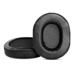 Replacement Earpads Cups Cushions Compatible with Bluedio T6 T7 Headset Earmuffs Covers (Black1)