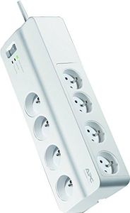 APC Power Surge Protector White White 8 prises