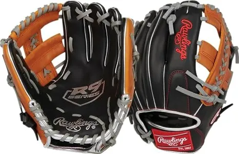 Rawlings | R9 CONTOUR Baseball Glove | 11" | X-Laced Single-Post Web | Right Hand Throw