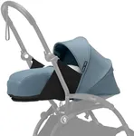 Stokke YOYO 0+ Newborn Pack, Aqua - Includes Mattress, Extendable Canopy & Five-Point Harness - Requires YOYO3 Frame (Sold Separately)