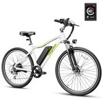 Heybike Race Max Electric Bike for Adults with 750W Peak Motor, 28mph Max Speed, 600WH Removable Battery Ebike, 27.5" Electric Mountain Bike with 7-Speed and Front Suspension