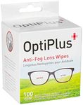 Anti-Fog Spectacles Lens Wipes OPTIPLUS Box of 100 Wipes