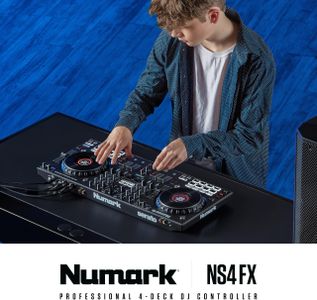 Numark NS4FX 4-Channel DJ Controller – Professional Performance Mixer