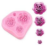 SUNKOOL Roses Mold Flower Silicone 