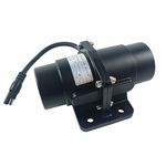 Putec Vibration Motor 100LBS Brush Vibrator for Salt Sand and Concrete Mixer DC 12V 4500RPM Vibrating Force 100lbs