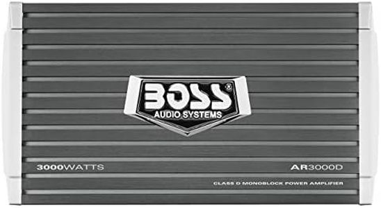 BOSS Audio Systems AR3000D Class D Car Amplifier - 3000 Watts, 1 Ohm Stable, Digital, Monoblock, Mosfet Power Supply