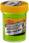 Berkley Powerbait Glitter Trout Bait, Chartreuse, 1.75-Ounce