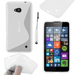 ebestStar - compatible with Microsoft Lumia 640 Case 640 LTE Dual Ultra Thin S-line Cover, Soft Flexible Silicone Gel, + Mini Stylus, Transparent [Lumia 640: 141.3 x 72.2 x 8.8mm, 5.0'']