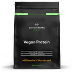 Protein Works - Vegan Protein Powder, Plant Based Protein Shake, Vegan Blend, Gluten Free, 66 Servings, Millionaire's Shortbread, 2 kg