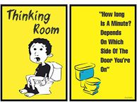 Giant Innovative - Funny Dialogue Poster for Decorating Wall and Door Home and Office Bathroom, Washroom, Toilets (12x18inch, Multicolour) - Set of 2