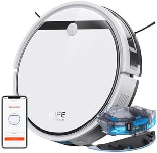 ILIFE V3x Robotic Vacuum & Mop, Strong Suction, Roller Brush Cleaning, Multi Floor Cleaning, Pet Hair Friendly, Wi-Fi & GH, Alexa, Auto Carpet Boost, Cleans Up to 2000 sqft