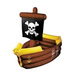 Beistle 50989 Inflatable Pirate Ship Cooler, 3-Feet 3-Inch Width by 33-Inch Height